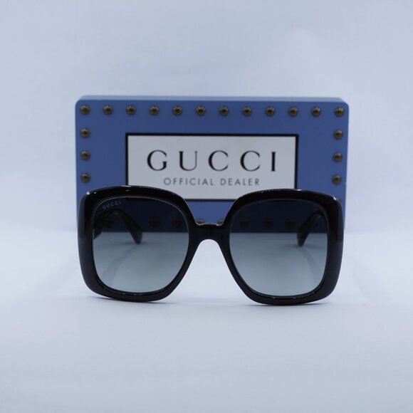 Final Price! Gucci GG0713S 006 Black/Green Sunglasses main image 11